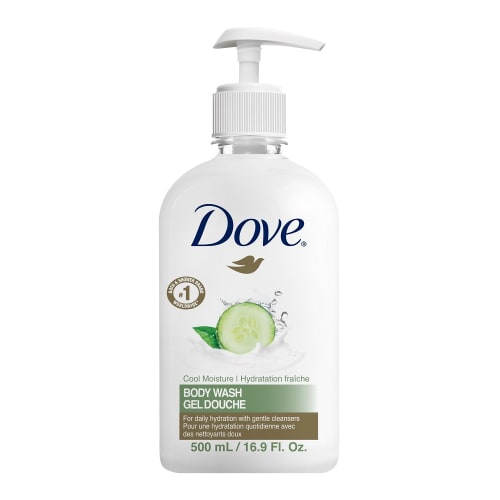 Dove Cool Moisture Body Wash, 500ml/17oz